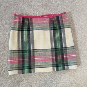 Vineyard Vines plaid wool lined skirt size 4